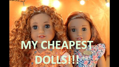 american girl dolls that are cheap and different